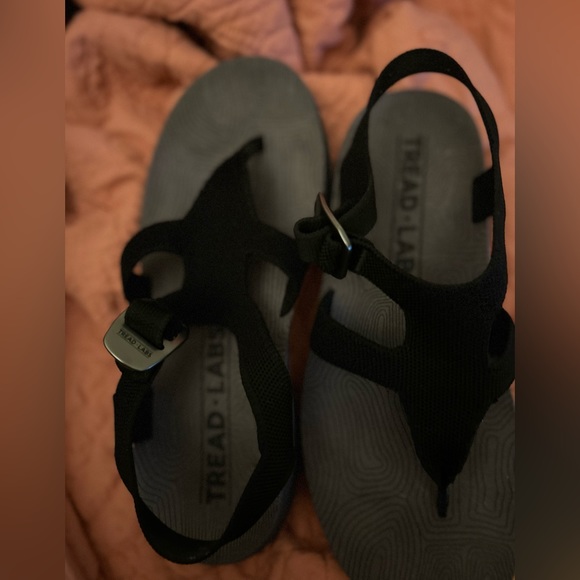 Sz.9 Tread Labs Men's Albion Sandals, supportive recovery sandals, black - Picture 4 of 5